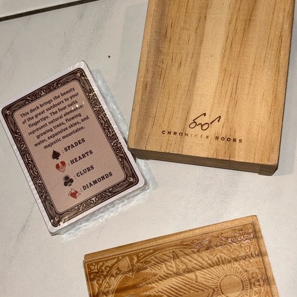Great Outdoors Wooden Playing Cards - Picture 4 of 4